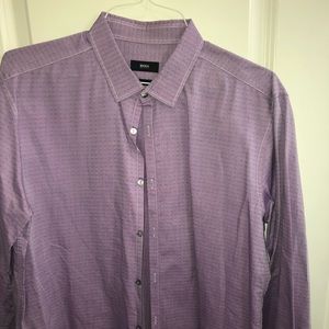 Boss Purple Dress Shirt XL